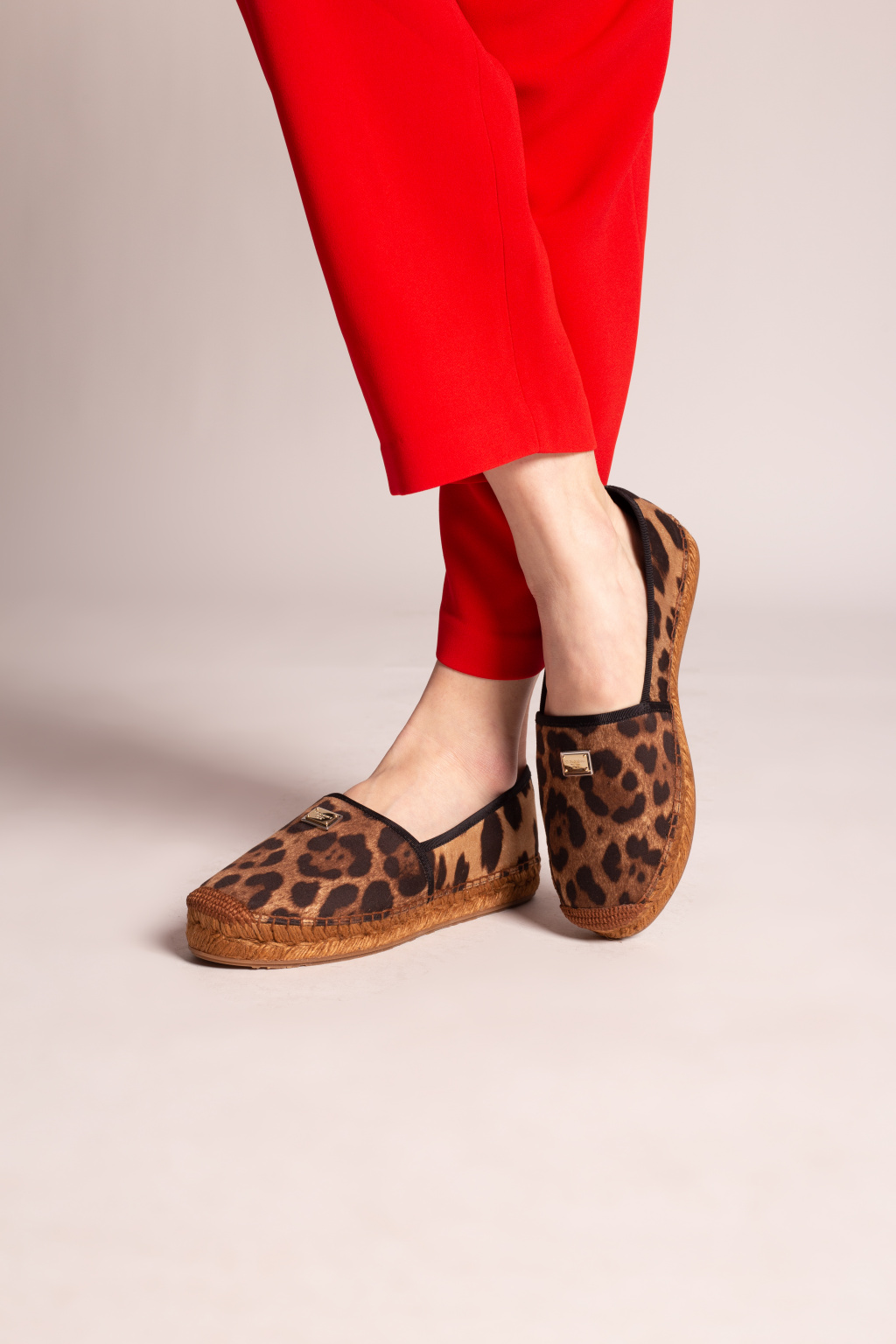 Dolce & Gabbana Animal-motif espadrilles